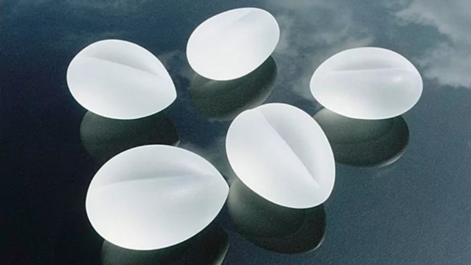 Stephen Procter, ‘Seeds of Light’ 1992, cast and sandblasted glass. 9 cm each.