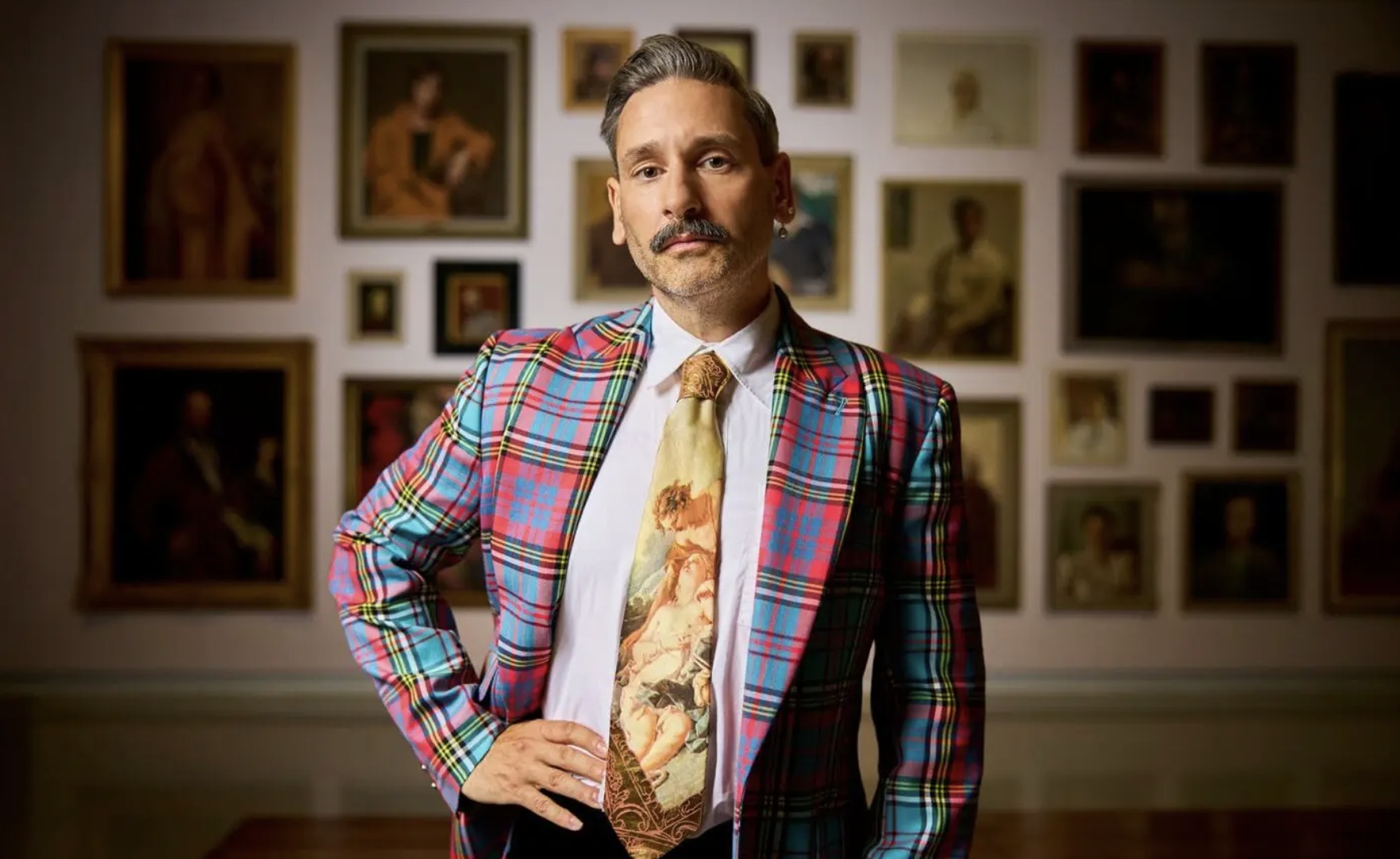 Image: Wellington wears his love of fashion on his sleeve(s). Photo: The Australian National University