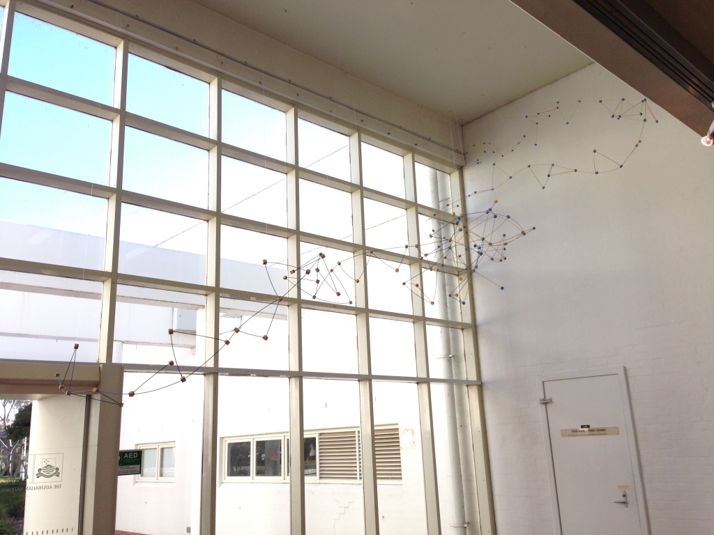 Keith Bender	Space Interrupted: The Room 	2016	Wood, bamboo and acrylic paint	14 m	Sculpture	Bachelor of Visual Arts