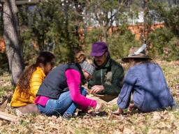 Plant dyeing workshop at Gawari Mada with Rebecca Mayo