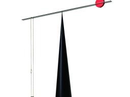 Elements of Balance, 2019, aluminium, titanium, 750 yellow gold. Photo: Andrew Sikorski