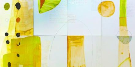 Dean Cross, Solstice, 2017, archival felt tip pen, pencil and texta on 300gsm Arches smooth cotton paper, 83.5 x 119.5cm