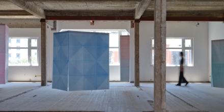 Image: Guo-Liang Tan, Another Folding Scene, Sifang Art Museum Satellite Space, 2024. Photograph: Ota Fine Arts.