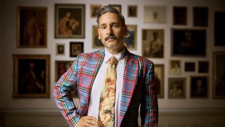 Image: Wellington wears his love of fashion on his sleeve(s). Photo: The Australian National University