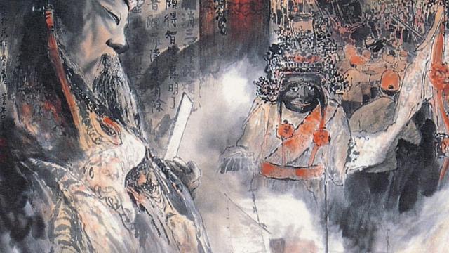 Hsueh-Wu Tung, Guardian, ink wash