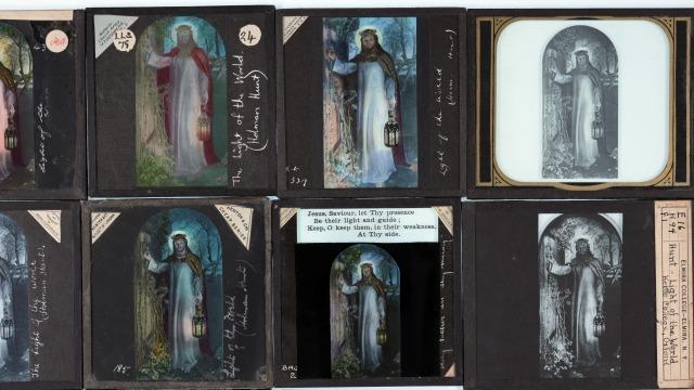 Image: The Light of the World, slides to be projected.