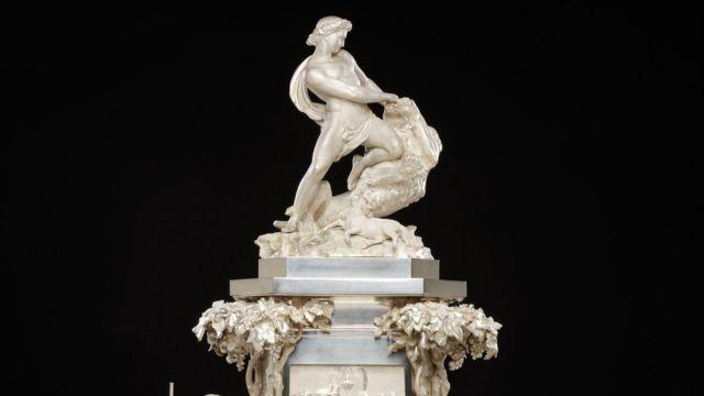 The Montefiore Testimonial (1842–43). Silver testimonial by Mortimer & Hunt, designed by Sir George Hayter and sculpted by Edward Hodges Baily. Image credit: Victoria and Albert Museum, London.