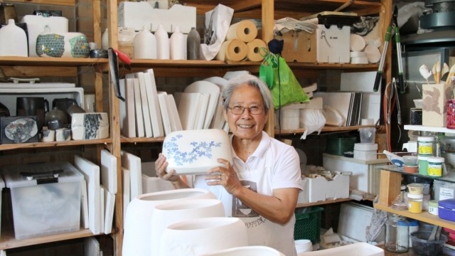 Hiroe Swen, former ANU SOA ceramics lecturer awarded the Order of the Rising Sun, Gold and Silver Rays Hiroe Swen