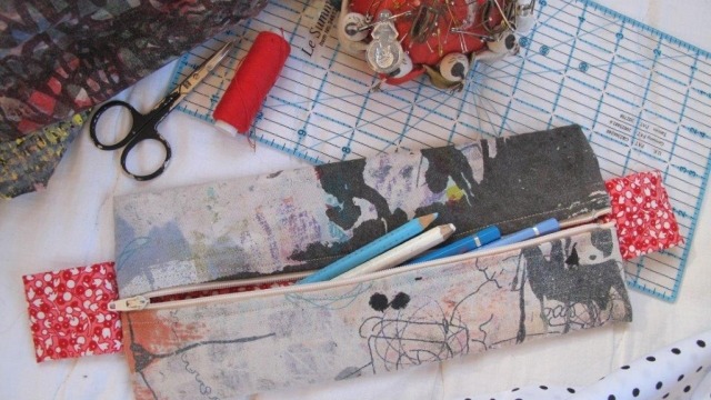The ANU Textiles Workshop will set up a production line at Fix and Make to produce a pencil case