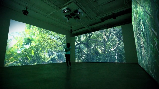 Conference: Moving Image Cultures in Asian Art Goangming Yuan, Before Memory (detail), four channel video installation, 6:43 min