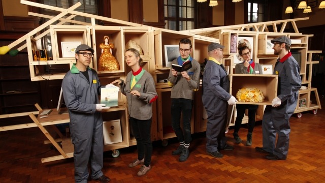Zoe Walker and Neil Bromwich: Art Lending Library at Glasgow International 2012 - Photographer Collin Gray