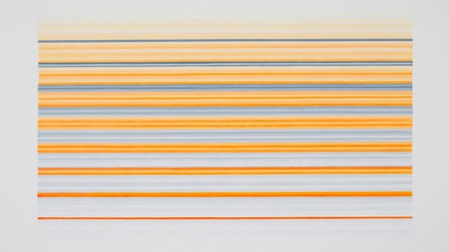 Ella Whateley, Atmopherics #2, 2013, acrylic on Paper, 105 x 152 cm
