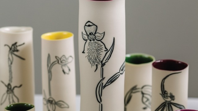 Graduate Student Conference II Cathy Franzi, Beard orchid (detail), 2015. Photograph: Andrew Sikorski-Art Atelier