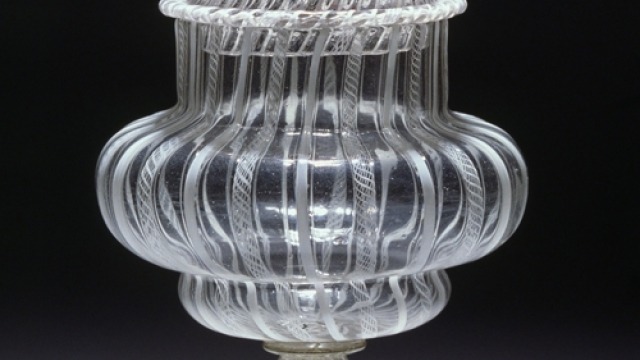 Covered cup, Murano glass c. 1560; British Museum, London.
