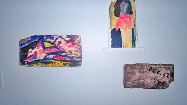 We who love: The Nolan slates curated by Dr Chris McAuliffe opens at UQ Art Museum We who love: The Nolan slates, installation view at UQ Museum, Brisbane. Photograph: Chris McAuliffe