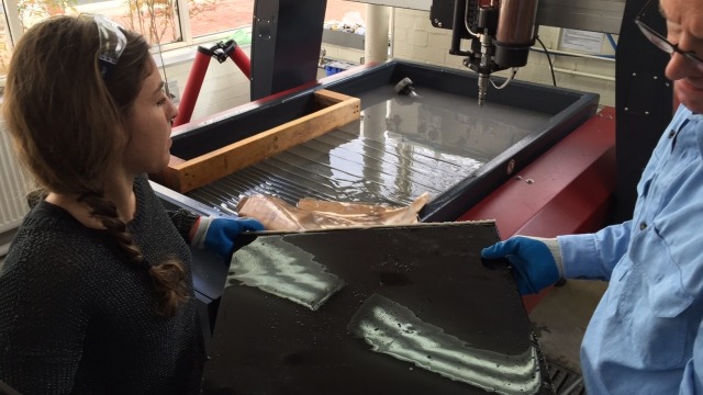 New water jet cutter installed in ANU Glass Workshop