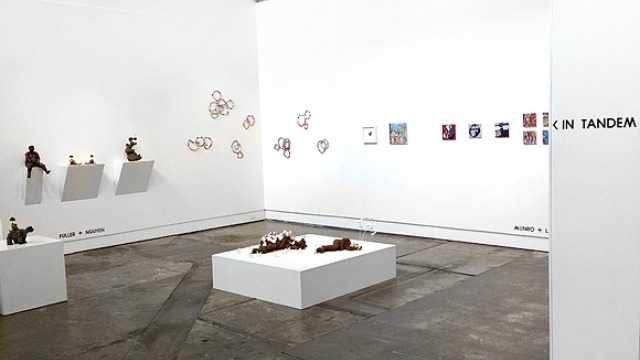 In Tandem exhibition install at Brenda May Gallery