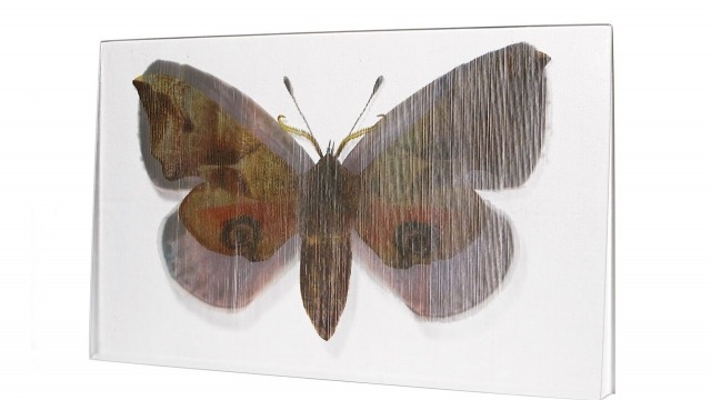 Image: Jeffrey Sarmiento Flitter 2015. Screen printed and fused glass.140 x 90 cm Photo: David Williams