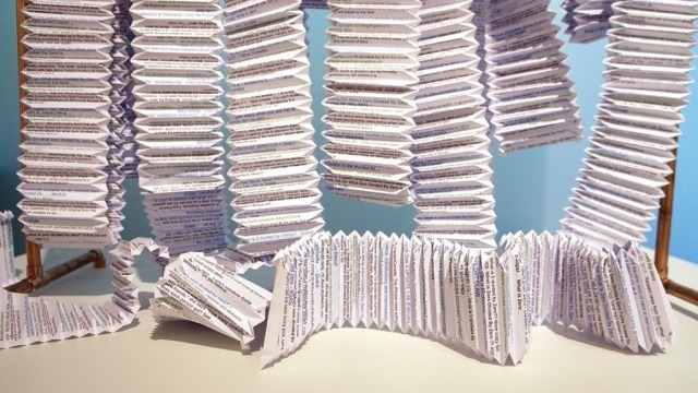 Jen Fullerton, Everything and nothing, 2015, paper, 63 x 62 x 30cm