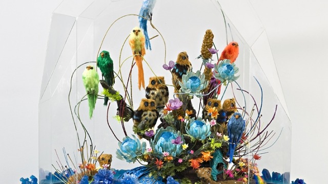 'Crystalised Menagerie', 2009, mixed media, 120.0 x 120.0 x 85.0 cm