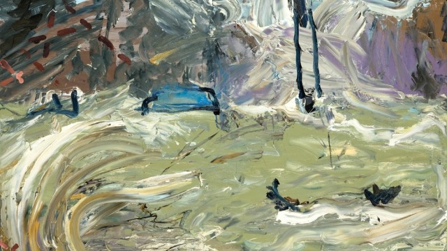 Michael Taylor FLOOR TALK @ CMAG Michael Taylor Flash flood (detail) 1997 oil on canvas 122 x 167.5 cm Canberra Museum and Gallery, purchased 1998