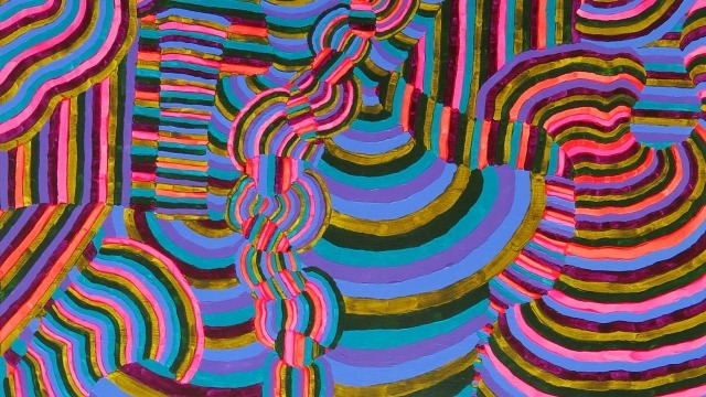 Cat Mueller and Madisyn Zabel selected for Hatched 2016 Catherine Mueller, Crazy Eights (detail), 2015