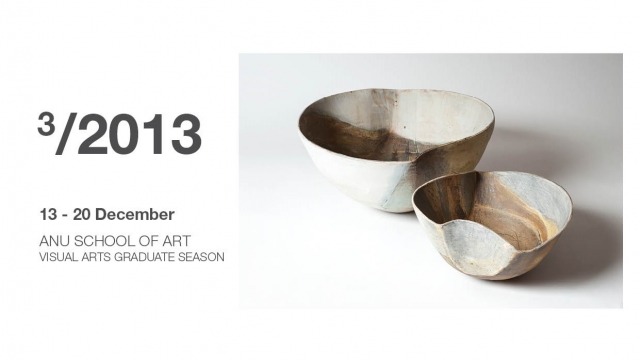 3/ 2 0 1 3 : GRADUATE COURSEWORK EXHIBITION 2013 Sarah Ormonde, After Mount Alexander, 2013, high-fired ceramic, Large: 14x32x28 cm; Small: 9x22.5x19 cm Photography: Ian Hill