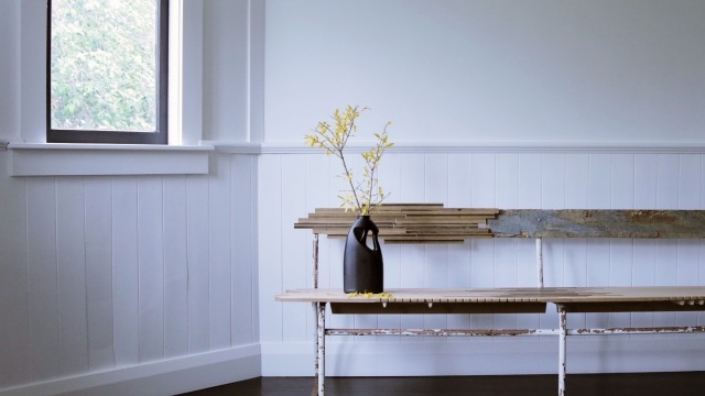 ANU SoA collaborates in Object Therapy at Hotel Hotel Niklavs Rubenis, LL Bench Seat, 2016, found objects and materials. Photograph: Halie Rubenis