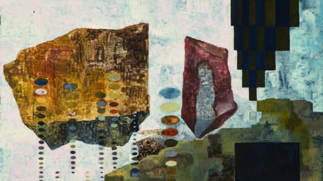 Ruth Waller at Watters Gallery Ruth Waller - Mineral (after Bellini) (detail), acrylic on linen, 130 x 100cm
