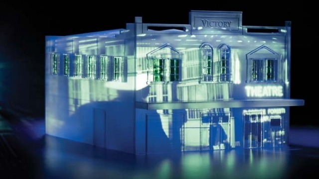 Deirdre Feeney - Waiting for Rewind, 2009 - Glass + Video Projection