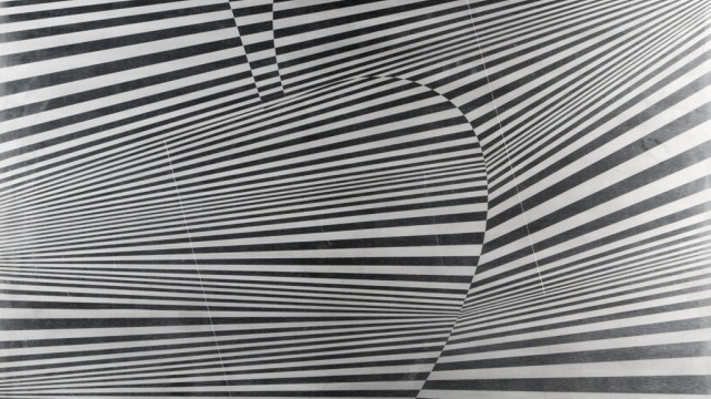 Stephen Jones Stanislaus Ostoja-Kotkowski, Wave, 1975, etched stainless steel theremin antenna, ANU Art Collection