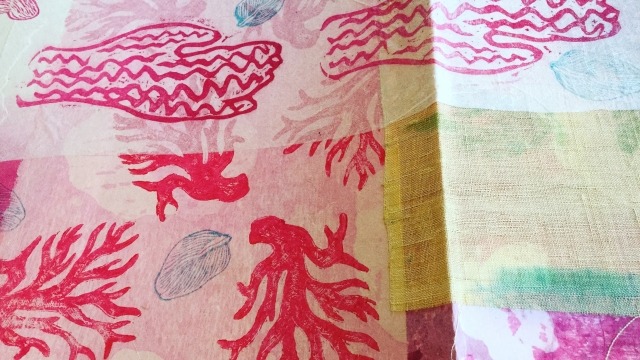Workshop: Japanese woodblock print, urauchi & embroidery