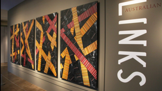 Opening of Links, features work by Klaus Moje titled The Portland Panels