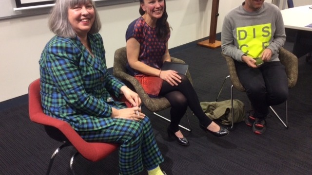 The Centre celebrated the launch of Magda Keaney's book 'Fashion Photography Next' Image from left to right: Merryn Gates, Magda Keaney and Sam Hodge.