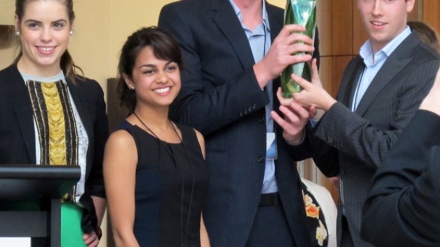 A new trophy designed and crafted at the School of Art