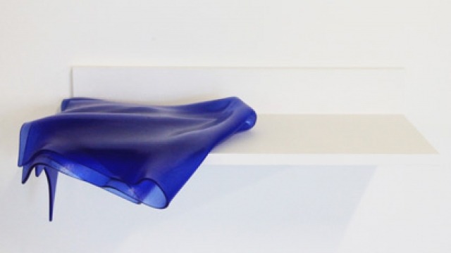 Kirstie Rea Remnant 1 2012 Glass & wood - wall installation 15 x 44 x 26.5cm