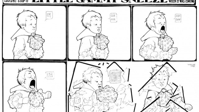 Graphic Narrative and Imagining the Unseen Adapted from Winsor McCay, Little Sammy Sneeze (1904-06)