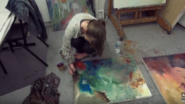 Painting Honours students profiled in ANU video Brooke Jarvis, ANU SoA Painting Workshop