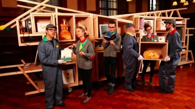Zoe Walker and Neil Bromwich Art Lending Library: with Market Gallery at GI - Glasgow International May 2012