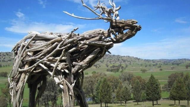 Haeli Van Veen, Beast, 2012 ,at John and Elizabeth Baker's property