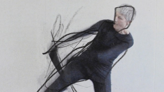 Image: Nicci Haynes 'I made a drawing costume', frame from stop-motion animation, 2 mins 33 secs.