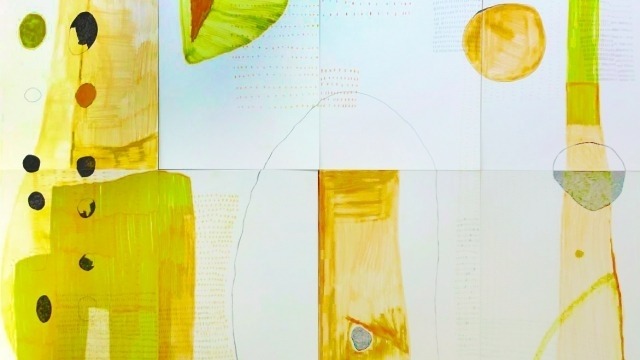 Dean Cross, Solstice, 2017, archival felt tip pen, pencil and texta on 300gsm Arches smooth cotton paper, 83.5 x 119.5cm