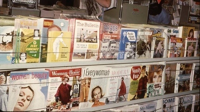 1960s magazine stand