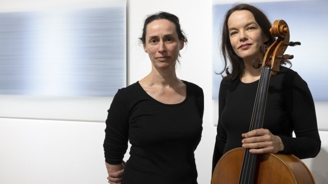 I﻿mage: Glass artist Jessica Loughlin and multidisciplinary musician Hilary Kleinig, photographer: Rachel Harris