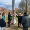 Aunty Matilda House on a cultural tour with participants in the 2023 program